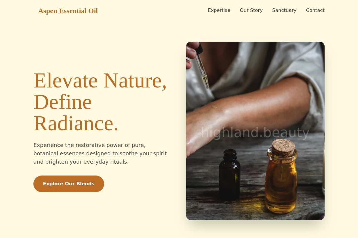 Aspen Essential Oil